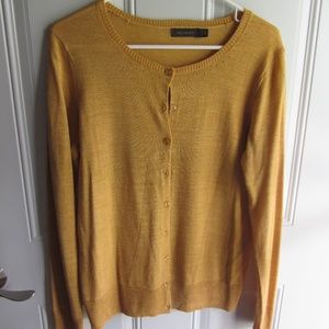 The Limited Mustard Cardigan L